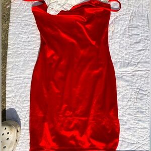 Sexy red silky dress, Wear it to the club or date night!!